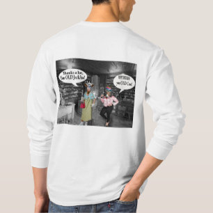Herren lange Ärmel Abschlag. Happy Geburtstagskuh  T-Shirt