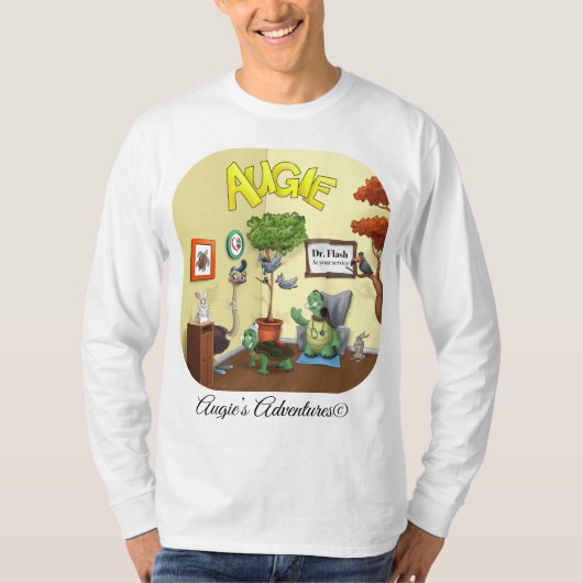 Herren lange Ärmel lustige T - Shirt Augie die Sch (Vorderseite)