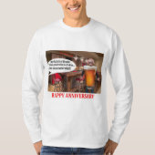 Herren langen Ärmel T. Alles Gute zum Jubiläum! T-Shirt (Vorderseite)