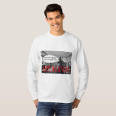 Herren langen Ärmel T glücklich halloween KatzenHe T-Shirt (Vorne ganz)