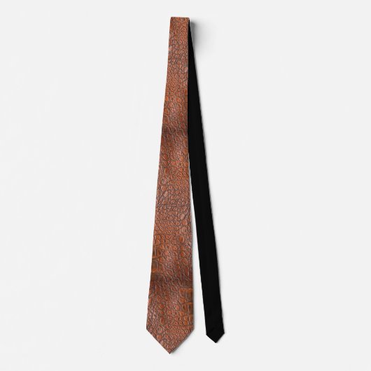 Herren Leather Neck Tie Krawatte (Vorderseite)