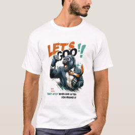 HERREN-LETS GOO LERNEN GRUNDLEGENDE TEE