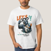HERREN LET'S GOO LERNEN WERT T-SHIRT