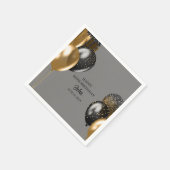 Herren Luftballons Geburtstag Serviette (Ecke)