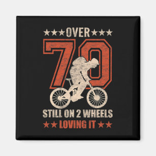 Herren Lustig Vintage Mountainbike Fahrradfahrer F Magnet