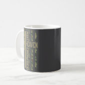 Herren-Make-Heaven-Überfüllte-Tarnung-Christlich-P Kaffeetasse (Vorderseite Links)