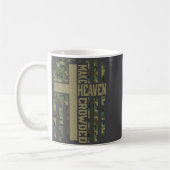 Herren-Make-Heaven-Überfüllte-Tarnung-Christlich-P Kaffeetasse (Links)
