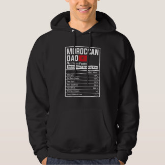 Herren Marokkanischer Vater Nährwertangaben Vatert Hoodie