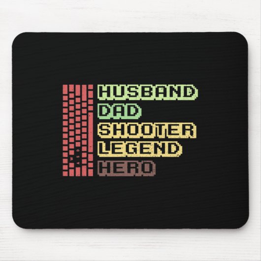 Herren-Maus-Gamer-Design für Ihren Computer-Gaming Mousepad (Vorne)
