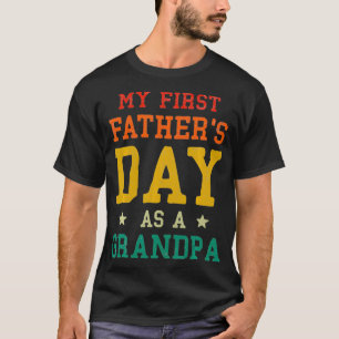 Herren Mein erster Vatertag als Opa Est 2021 Fi T-Shirt