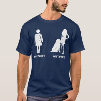 Herren Mein Leonberger Dein Meine Frau Geschenk T-Shirt