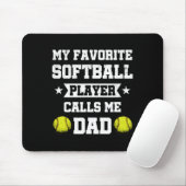 Herren Mein Lieblings-Software-Player nennt mich P Mousepad (Mit Mouse)