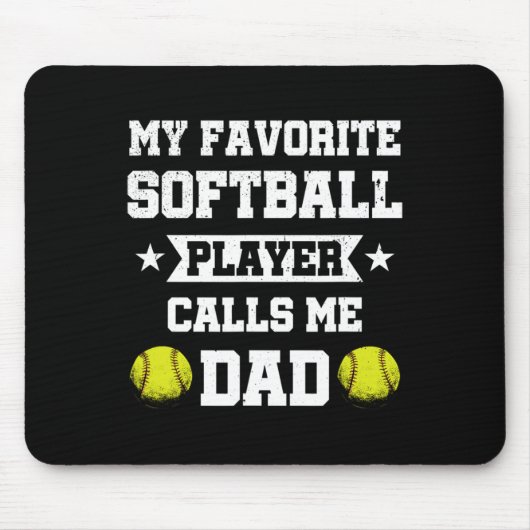 Herren Mein Lieblings-Software-Player nennt mich P Mousepad (Vorne)