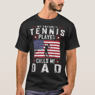 Herren Mein Lieblings-Tennisspieler nennt mich Vat T-Shirt