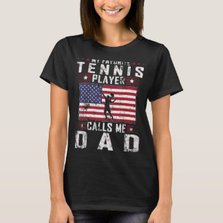 Herren Mein Lieblings-Tennisspieler nennt mich Vat T-Shirt