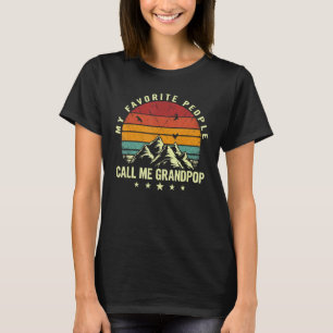 Herren Mein Lieblingsmenschen nennen mich Grandpop T-Shirt