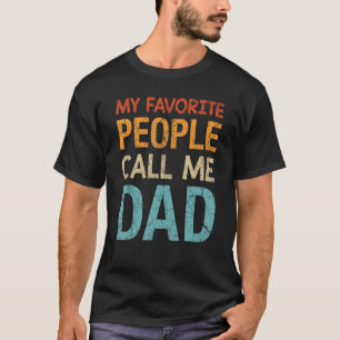 Herren Mein Lieblingsmenschen nennen mich Papa Vin T-Shirt