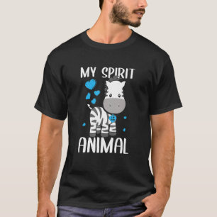 Herren Mein Spirit Animal Zebra Ich Liebe Papa Her T-Shirt