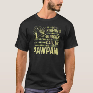 Herren Meine Angelkollegen nennen mich Pawpaw Usa T-Shirt