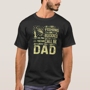 Herren Meine Angelkumpels nennen mich Dad USA Patr T-Shirt