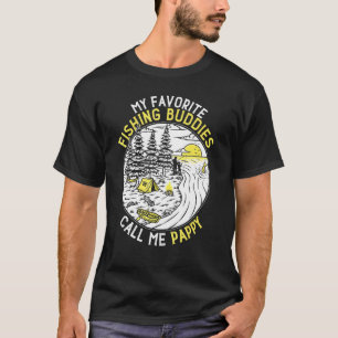 Herren Meine Lieblings-Angelfreunde nennen mich Da T-Shirt
