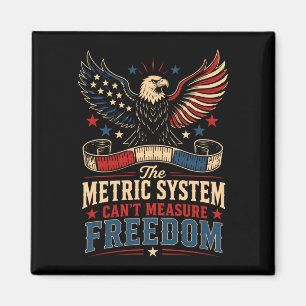 Herren metrisches System kann Freiheit nicht messe Magnet
