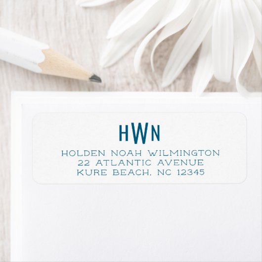 Herren Monogram Office Professional Navy Blau (Insitu)
