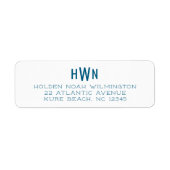Herren Monogram Office Professional Navy Blau (Vorne)
