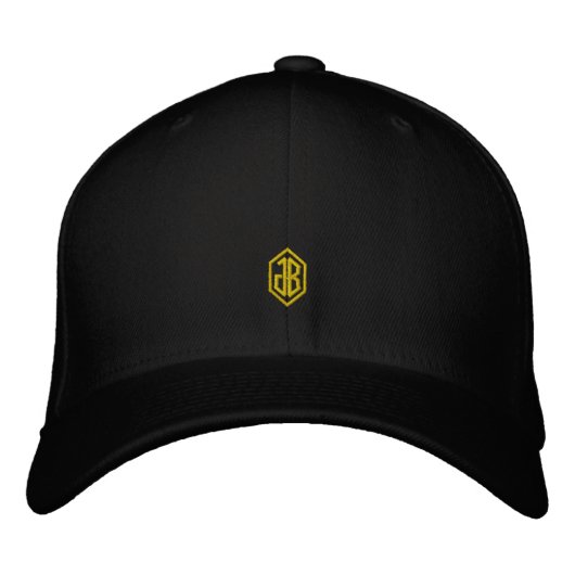 Herren-Monogramm Bestickte Baseballkappe (Vorderseite)
