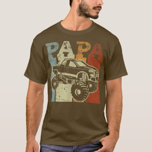 Herren Monstertruck vintage- PAPA retro Vintage-Ku T-Shirt