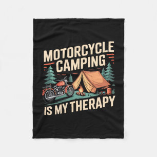 Herren Motocamping Motorradfahrer Reise Camp Fleecedecke