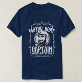 Herren Motorboot Kapitän Shirt