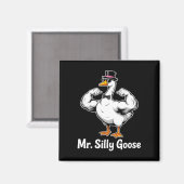 Herren Mr Silly Goose Bridge wird Hochzeitsfeier Magnet (Vorderseite/Rückseite)