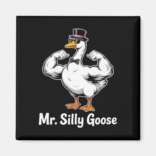 Herren Mr Silly Goose Bridge wird Hochzeitsfeier Magnet (Vorne)