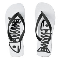 Herren-Nautik-Fischgrät-Flip-Flops - Edgy Sommer