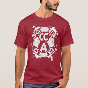 Herren Neuer Erster Mal Vater Wird Ball Fußball Pa T-Shirt