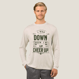 HERREN NOW I'M UP CHEER UP LANGARM T-SHIRT  Tri-Blend SHIRT