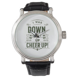 HERREN NOW I'M UP CHEER UP SILBER EWATCH  ARMBANDUHR