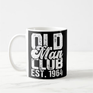 Herren Old Man Club Est 1964 Lustiger Senior Bürge Kaffeetasse