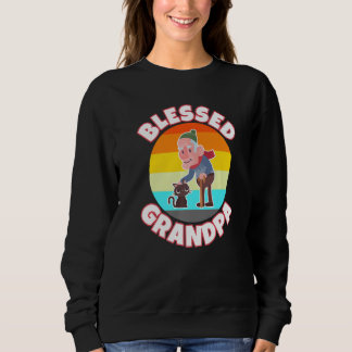 Herren Opa Alter Weisheit Großvater segnet Freundl Sweatshirt