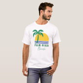 Herren Palm Beach Florida T-Shirt (Vorne ganz)
