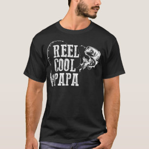 Herren Papa Angelrolle Cool Papa T-Shirt