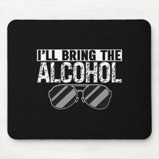 Herren passende Junggesellenabschied Bräutigam Tra Mousepad (Vorne)
