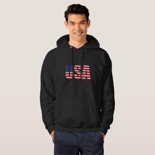 Herren Patriotic Pullover Hoodie (Vorne ganz)