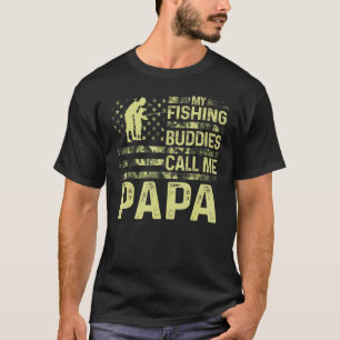 Herren Patriotisch Für Fischmann Meine Angelkolleg T-Shirt
