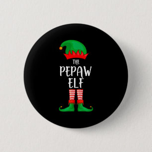 Herren Pepaw Elf Weihnachtsfeier passende Familien Button