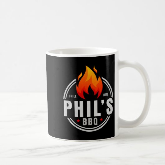 Herren phil's bbq premium kaffeetasse (Rechts)