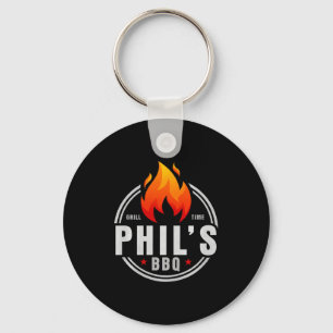 Herren phil's bbq premium schlüsselanhänger