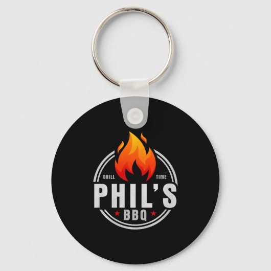 Herren phil's bbq premium schlüsselanhänger (Vorderseite)