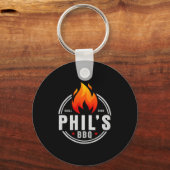 Herren phil's bbq premium schlüsselanhänger (Vorderseite)